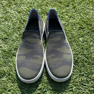 EEUC Rothy’s “Easter Egg” Sage Camo Sneakers Size 7